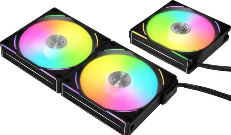 UNI FAN AL120 V2 - Ventilator - ARGB - Zwart - 120mm