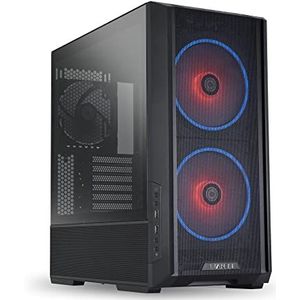 Lian Li Lancool 216 RGB computerbehuizing van zwart staal (met ventilatorbesturing) / ATX computerbehuizing van gehard glas, inclusief 2 x 160 mm ARGB-ventilator - LANCOOL 216RC-X