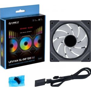 Lian-Li UNI FAN SL-INF - Ventilator - Zwart - 120 mm - PWM