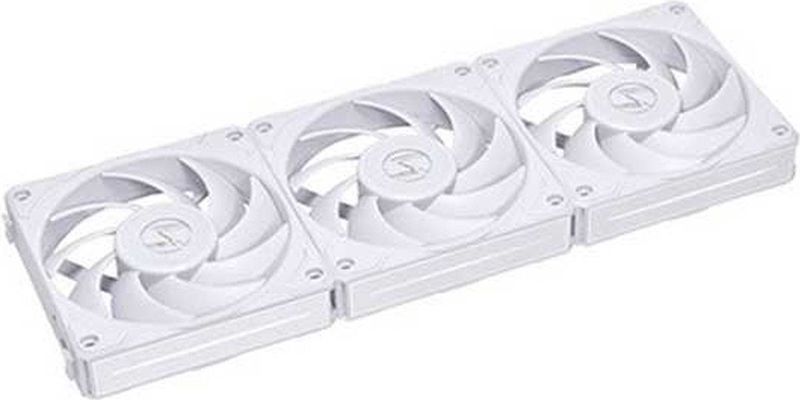 LIAN LI UNI P28120-3W P28 120 ventilator met snelheidsregeling, 3 stuks, wit