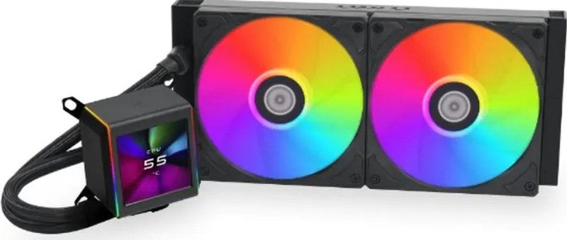 Lian Li GALAHAD II LCD 280 AIO - Vloeistof-koelsysteem processor - Afmeting radiator: 280 mm