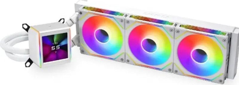 Lian Li - Galahad II LCD SL-INF 360 - Waterkoeling - Wit - 120 mm Fans