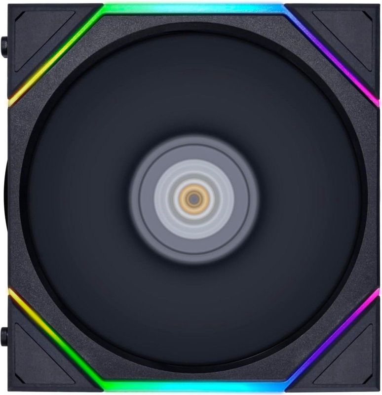 Lian-Li Uni (120 mm, 1 x), PC ventilator, Zwart