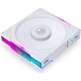 Lian Li UNI FAN TL RGB White Ventilatorhuis 3 pack 120mm CFM 200 2600 RPMdBA FDB 4 pin PMW Connect 3 wit