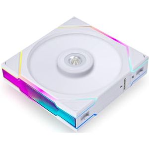 Lian Li UNI FAN TL 120 RGB White - Ventilatorhuis 3-pack - 120mm - 90.1 CFM - 200 - 2600 RPM - 33 dBA - FDB - 4-pin PMW - L-Connect 3 - wit