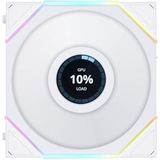 LIAN LI - Unifan TL LCD - Ventilatoren - Wit - 120 mm - 3 Units