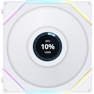 LIAN LI - Unifan TL LCD - Ventilatoren - Wit - 120 mm - 3 Units