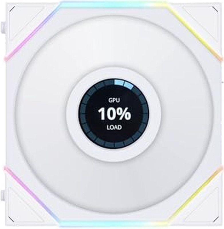 LIAN LI - Unifan TL LCD - Ventilatoren - Wit - 120 mm - 3 Units