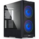 Lian Li - LANCOOL 206 - Case - Zwart - Miditower ATX met Tempered Glass
