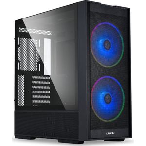 Lian Li - LANCOOL 206 - Case - Zwart - Miditower ATX met Tempered Glass