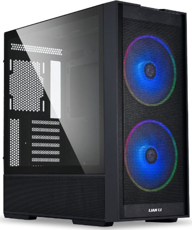 Lian Li - LANCOOL 206 - Case - Zwart - Miditower ATX met Tempered Glass