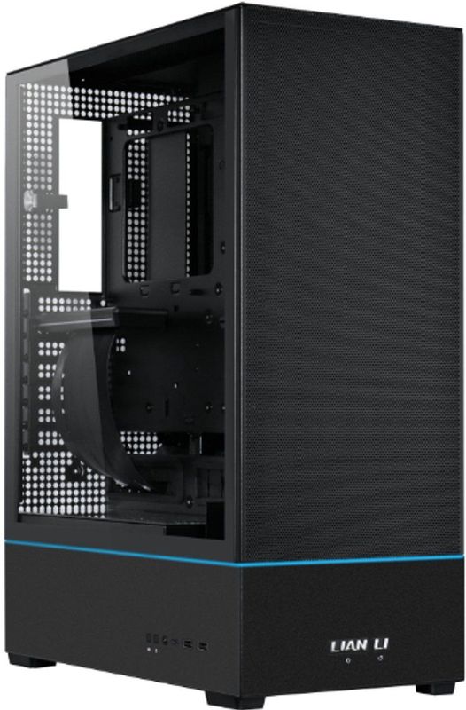 Lian LI SUP-01 - Midi Tower - ATX, Micro-ATX, Mini-ITX - geen voeding (ATX) - 1x UBB-C - 2x USB-A - zwart