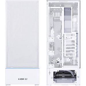 Lian LI SUP-01 - Midi Tower ATX, Micro-ATX, Mini-ITX - geen voeding (ATX) - 1x UBB-C - 2x USB-A - wit