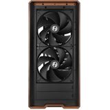 LANCOOL 217 - Midi-Tower Behuizing - Zwart - Hout - Vijf Ventilatoren