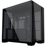 Lian Li - O11 Vision - Compact ATX Gaming-pc-behuizing - Zwart - Staal en Aluminium - Midi Tower