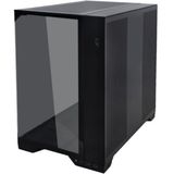 Lian Li - O11 Vision - Compact ATX Gaming-pc-behuizing - Zwart - Staal en Aluminium - Midi Tower