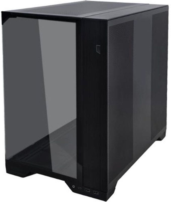 Lian Li - O11 Vision - Compact ATX Gaming-pc-behuizing - Zwart - Staal en Aluminium - Midi Tower