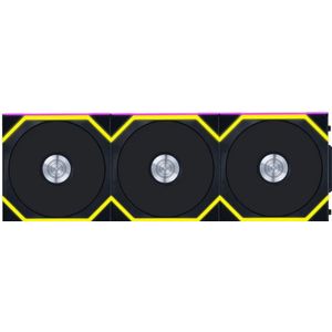Lian Li UNI FAN SL Wireless Reverse 3-pack Black - Case ventilator - 120mm - Zwart met RGB-licht - 29 dBA