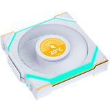 Lian Li - SL Wireless LCD Ventilator - 120 Mm - Zwart - Aluminium