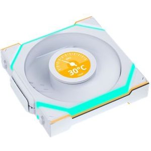 Lian Li - SL Wireless LCD Ventilator - 120 Mm - Zwart - Aluminium