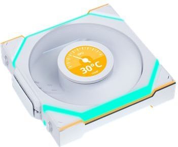 Lian Li - SL Wireless LCD Ventilator - 120 Mm - Zwart - Aluminium