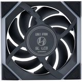 Lian Li - UNI FAN SL120 LCD - Case Fan - Zwart - 120 mm - Draadloze Controller