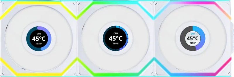 Lian Li - SL Wireless LCD Ventilator - 120 Mm - 3 Eenheden