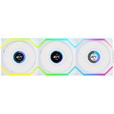 Lian Li - SL Draadloze LCD Omgekeerde Ventilator - 120 Mm - 3-Pack