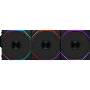 Lian Li UNI FAN TL - 120mm RGB - 3-pack - Zwart - PWM Ventilator - Hoge Airflow