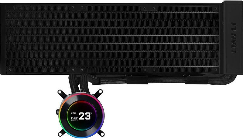 Lian Li - HydroShift II LCD-C 360N - AIO Koeler - Zwart - 360 mm Radiator