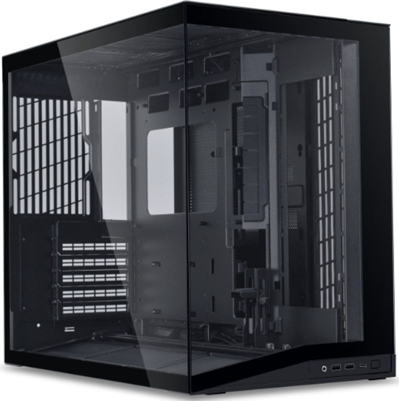 Lian-Li O11 Dynamic Mini V2 Flow - PC Behuizing - Zwart - mATX Mini-ITX ATX