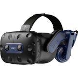 HTC VIVE PRO 2 Full Kit Virtual Reality Bril Zwart (mat - Zwart/Blauw Incl. Controlle - Met Headset