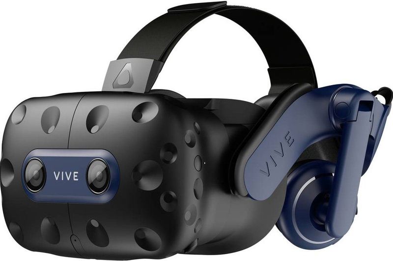 HTC VIVE PRO 2 Full Kit Virtual Reality Bril Zwart (mat - Zwart/Blauw Incl. Controlle - Met Headset