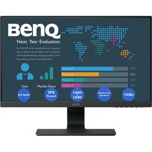 BenQ BL2480 (1920 x 1080 Pixels, 24""), Monitor, Zwart