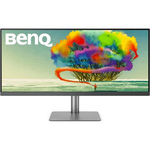 BenQ Monitor, 63,5 cm (25 inch) Monitor voor ontwerper met USB type-C 34 inch (WQHD) grijs/zwart