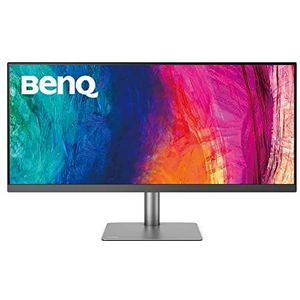 BenQ Ultrawide Monitor PD3420Q - WQHD Grafisch Design/ Filmbewerking - USB-C - 3440x1440 - IPS - Geschikt voor Mac - 34 inch