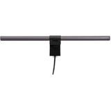 BenQ Monitor Lamp Screenbar Halo - Dimbare LED Lamp met USB - Ook Voor Curved Monitor - Klemlamp Inc Draadloze Afstandsbediening - Instelbare kleur - 50cm - Zwart