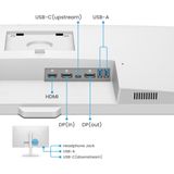 BenQ - GW3290QT - Monitor - 31,5 Inch - Quad HD - USB-C - Wit