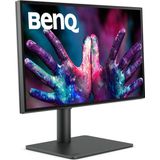 BenQ PD2506Q Grafiker Monitor (AQCOLOR Technologie, 25 Zoll, QHD, IPS, P3-Farbraum, USB-C-Laden, DP / HDMI, KVM, Hardware kalibriert, HDR 400, Höhenverstellbar), MacBook kompatibel