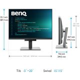BenQ 4K Programming Monitor RD280U - 60Hz - IPS - 3840x2560p - EyeCare - 28,2 inch