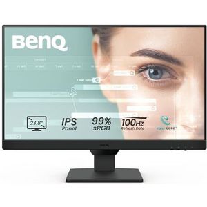 BenQ GW2490E 23,8” 1080p FHD 100 Hz IPS Eye-Care monitor, HDMI, DP, Eyesafe