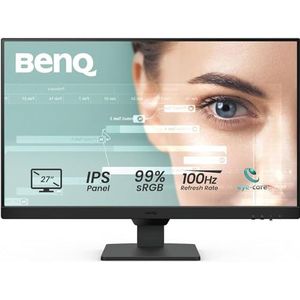 BenQ GW2790E 27 Zoll Gaming Monitor, 100Hz, 1920x1080p, IPS, Eye-Care, integrierte Lautsprecher, Wandhalterung, Thin Bezel, Smarte Helligkeitsanpassung, HDMI, DisplayPort