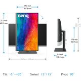 Benq - Designvue PD2706U - 27 Inch - 4K IPS - LED Monitor