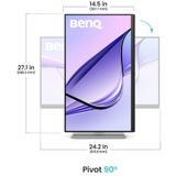 BenQ - MA270U - 27 Inch - 4K UHD Beeldscherm - P3 Kleurengamma - USB-C