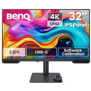 BenQ - PV3200U - 32 inch 4K Monitor - Ergonomisch Ontwerp - 100% Rec.709/sRGB - 95% DCI-P3