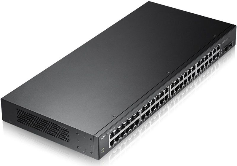 Zyxel GS1900-48 L2 Gigabit Ethernet (10/100/1000) Zwart