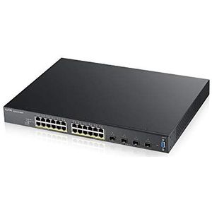 Zyxel XGS2210-28HP Managed L2 Gigabit Ethernet (10/100/1000) Power over Ethernet (PoE) 1U Zwart