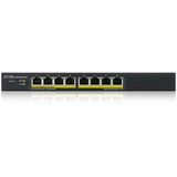 Zyxel GS1900-8HP Managed L2 Gigabit Ethernet (10/100/1000) Power over Ethernet (PoE) Zwart