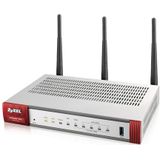 Zyxel USG20W-VPN-EU0101F draadloze router Gigabit Ethernet Dual-band (2.4 GHz / 5 GHz) Grijs, Rood