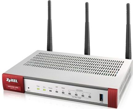 Zyxel USG20W-VPN-EU0101F draadloze router Gigabit Ethernet Dual-band (2.4 GHz / 5 GHz) Grijs, Rood